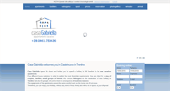 Desktop Screenshot of casagabriella-valsugana.it